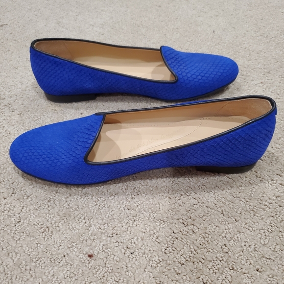 Chatelles Shoes - EUC Chatelles Honore Royal Blue Fishscale Loafers